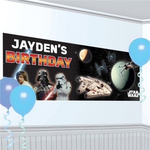 Star Wars Large Personalisable Banner